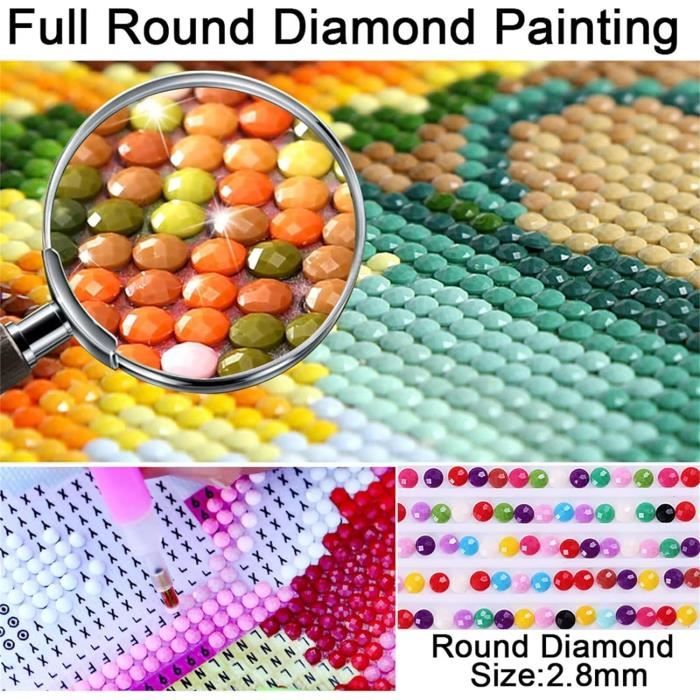 Kit 5D Diamond Painting Squelette Fée – 30x40 Cm – Broderie Diamant Crâne – DIY Déco Halloween – Cadeau Adulte Débutant
