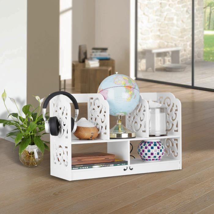 Finether 2-Tier Composite Bois- SGS Certifié,Plastique Shelf Etagère ...