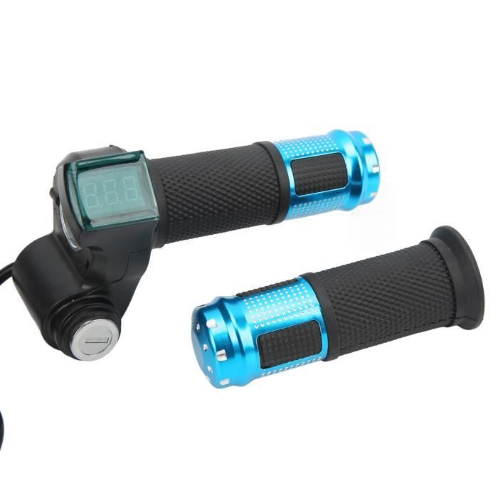 Paire De Poignées D'accélérateur Avec Câbles – Pour Vélo électrique Et Scooter 12V-48V – 3 Vitesses, ABS/caoutchouc (Suuonee)
