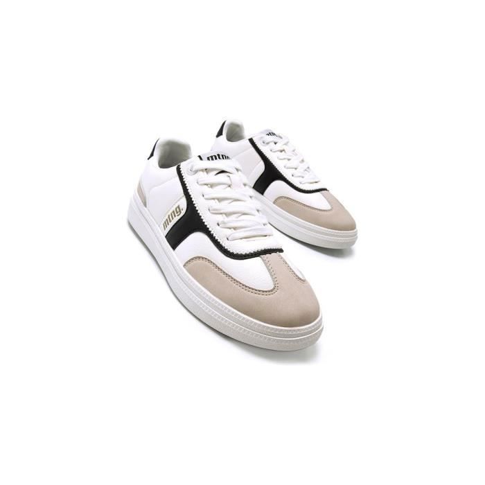 Baskets Femme MUSTANG Theda Couleur Beige Fermeture Lacets