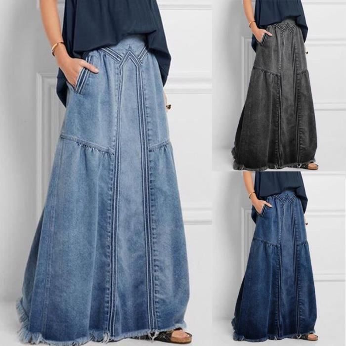 Jupe en jean delavé online