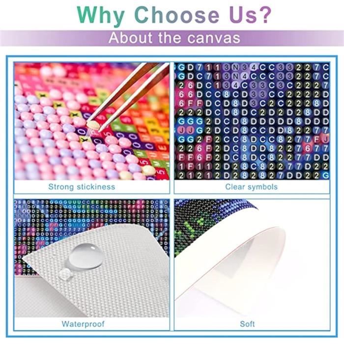 Mecmbj Set De 2 Carnets A5 Peinture Diamant Mandala – Loisirs Créatifs Filles 6-12 Ans, Couverture Cuir PU, Cadeau Scolaire