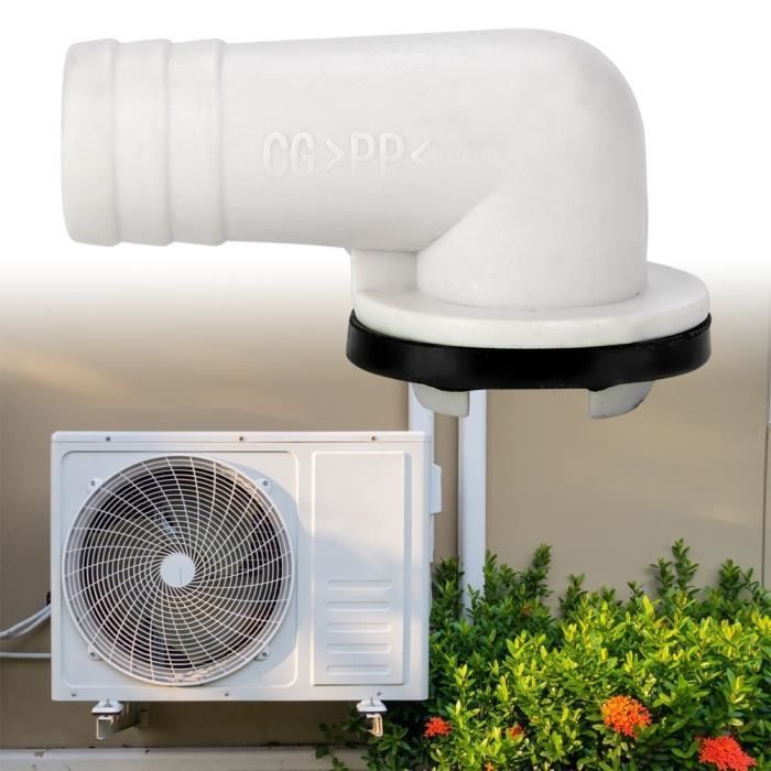 Duokon Connecteur de Sortie Connecteur de Tuyau Vidange pour Climatiseur Angle Droit Outil de Drainage de Climatisation - Bricolage Duokon Connecteur de Sortie Connecteur de Tuyau Vidange pour Climatiseur Angle Droit Outil de Drainage de Climatisation - Bricolage