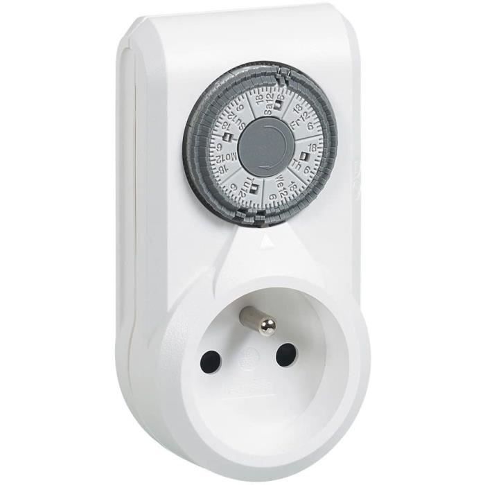 Electraline 1 X PRISE MINUTERIE HEBdomadaire Max 3500 W