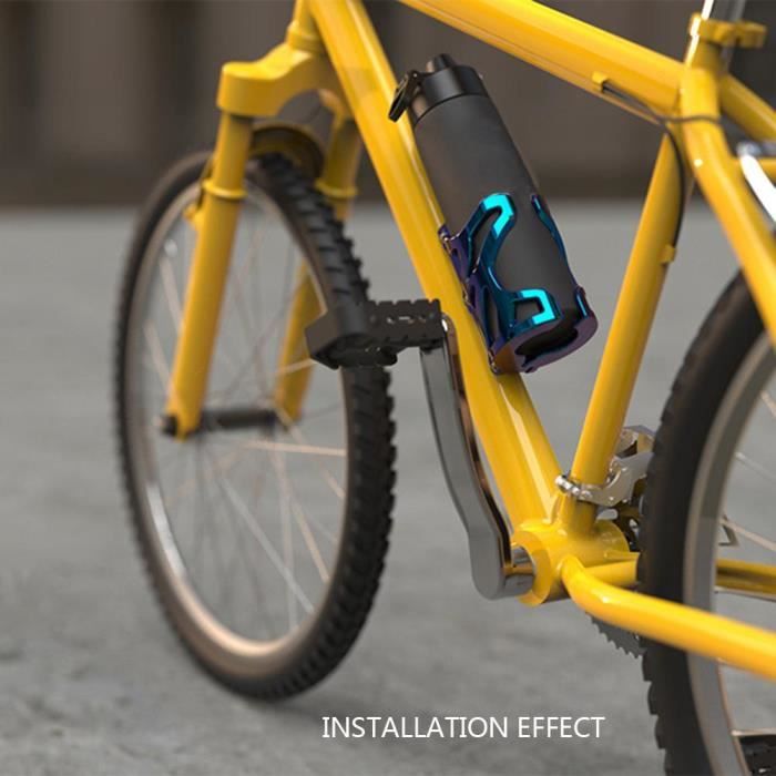 Porte-gobelet coloré en alliage d'aluminium pour vélo de route et