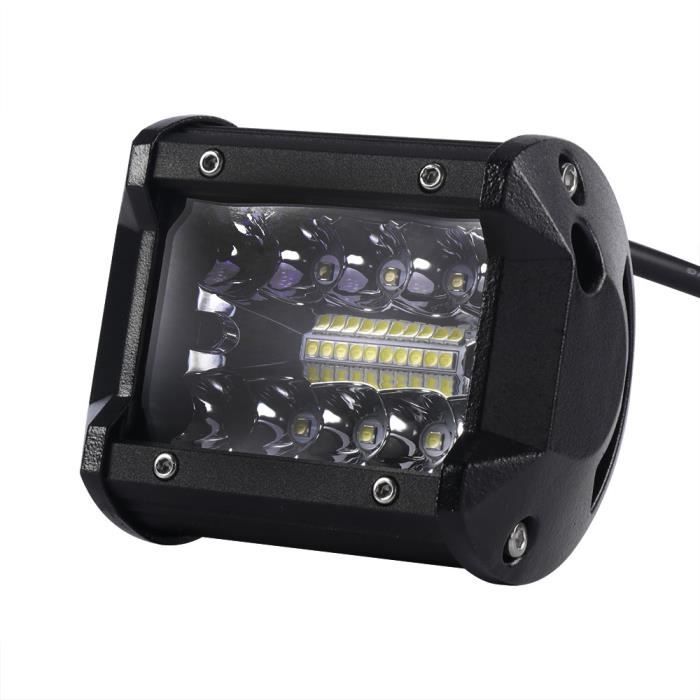 4PCS Phare De Travail LED 48W, Projecteur LED Voiture 12V Etanche IP 67 Feu De Travail Led Pour Voiture Camion Tracteur Suv Bateau 4pcs 62146992
