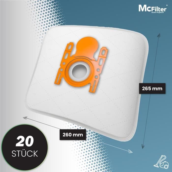 Sacchetti Compatibili Bosch MoveOn Mini MisterVac Compatibile Con Sacchetti Per Aspirapolvere Sacchetti Di Ricambio 20 Pezzi Bosch BGL25A100 MoveOn Mini Sacchetti Aspirapolvere