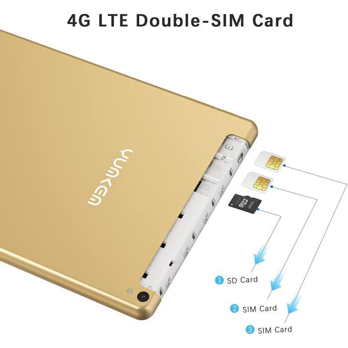 4G Tablette Tactile 10 Pouces -  G12 Android 9.02