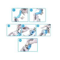 Harnais Enfant 2M Avec Laisse Poignet 360° Rotation - Bracelet Anti-Perte Confortable Pour Bébé Et Voyage