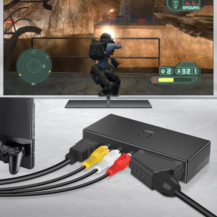 Adaptateur Péritel femelle vers RGB externe Samsung (Neuf avec