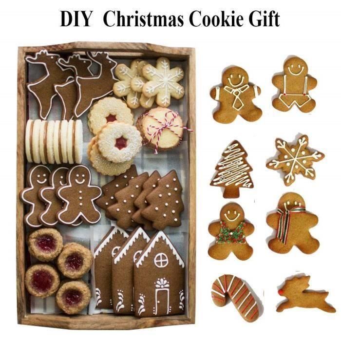  Emporte-pièce Noël - Pack de 4 gros biscuits