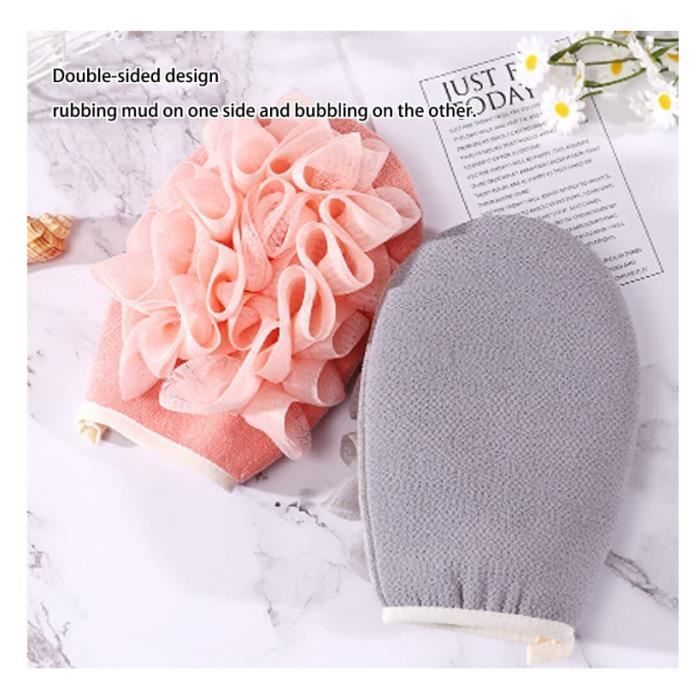 HOTUT Lot De 8 Gants De Toilette Microfibre 15x20 Cm – Chiffons Visage Doux, Démaquillants Réutilisables Gris + Noir