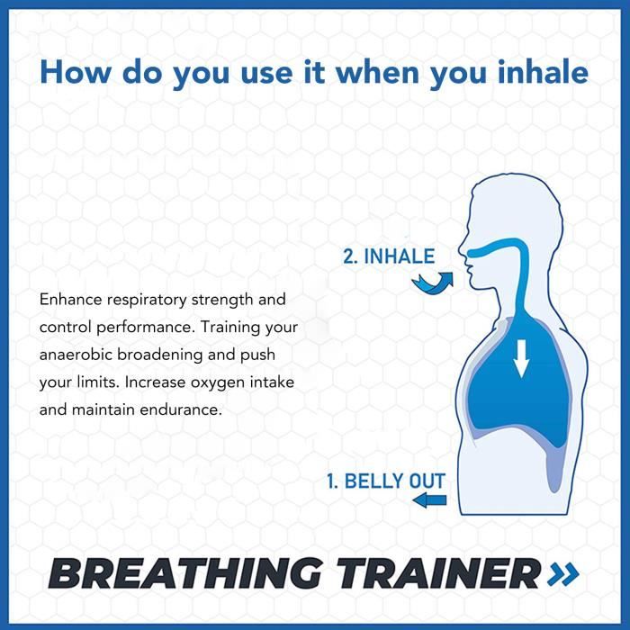 Appareil d'exercice respiratoire pulmonaire de respiration profonde système  de spirométrie entraîneur pour personnes âgées avec 3 - DIAYTAR SÉNÉGAL