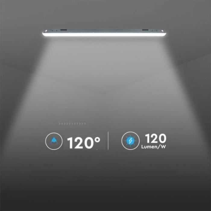 Réglette LED 30cm 10W - Blanc Neutre 4000K - 5500K - SILAMP
