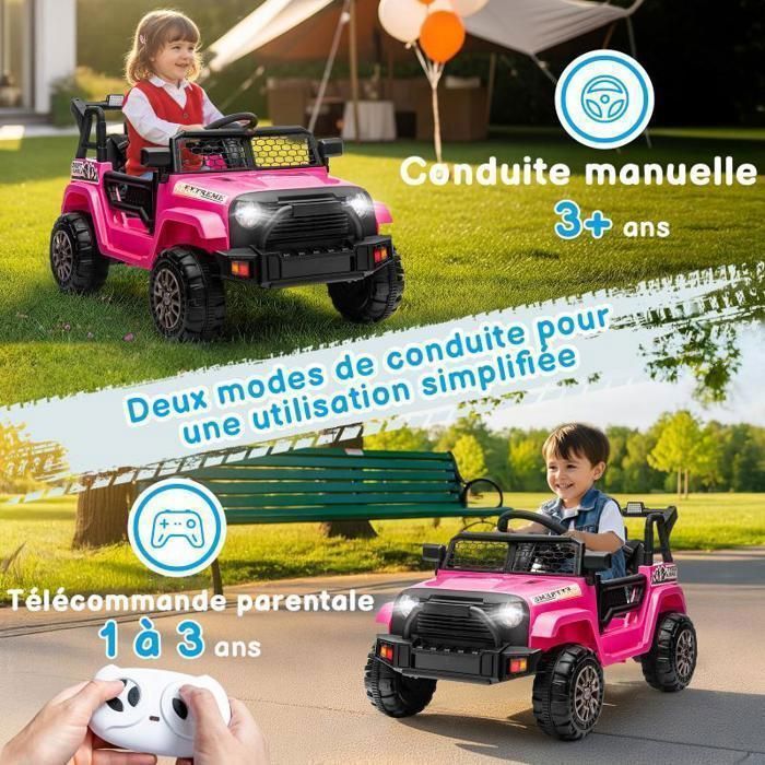 LALAHO Voiture Électrique Enfant 12V – Porsche Cayenne Coupe Blanc – Télécommande 2,4G, MP3, Phares LED, Sécurité Démarrage Lent