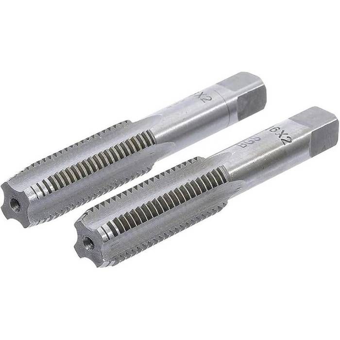 Lot De 2 Tarauds M11 X 1,75 – HSS 6542, Droite, Pour Acier, Fonte, Cuivre, Alu, Perceuse Ou Manuel Jeu Tarauds Acier 6542