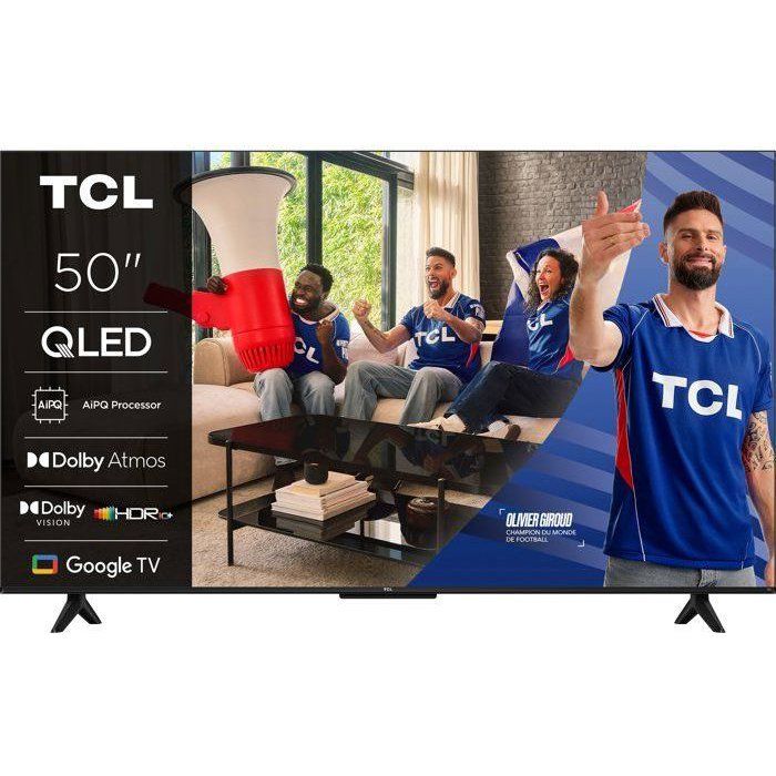 TCL 50C61B - TV QLED 50 (127 cm) - 4K UHD 3840x2160 - HDR10+ - Android TV - 3xHDMI 2.1 - WiFi