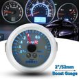 52mm Manomètre Pression Pointer Turbo Boost Vacuum Gauge Reads In BAR Up To 1.5 @fml-0