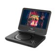 Lecteur DVD portable DJIX PVS906-20 9" rotatif avec port USB et lecteur carte SD - Noir-0