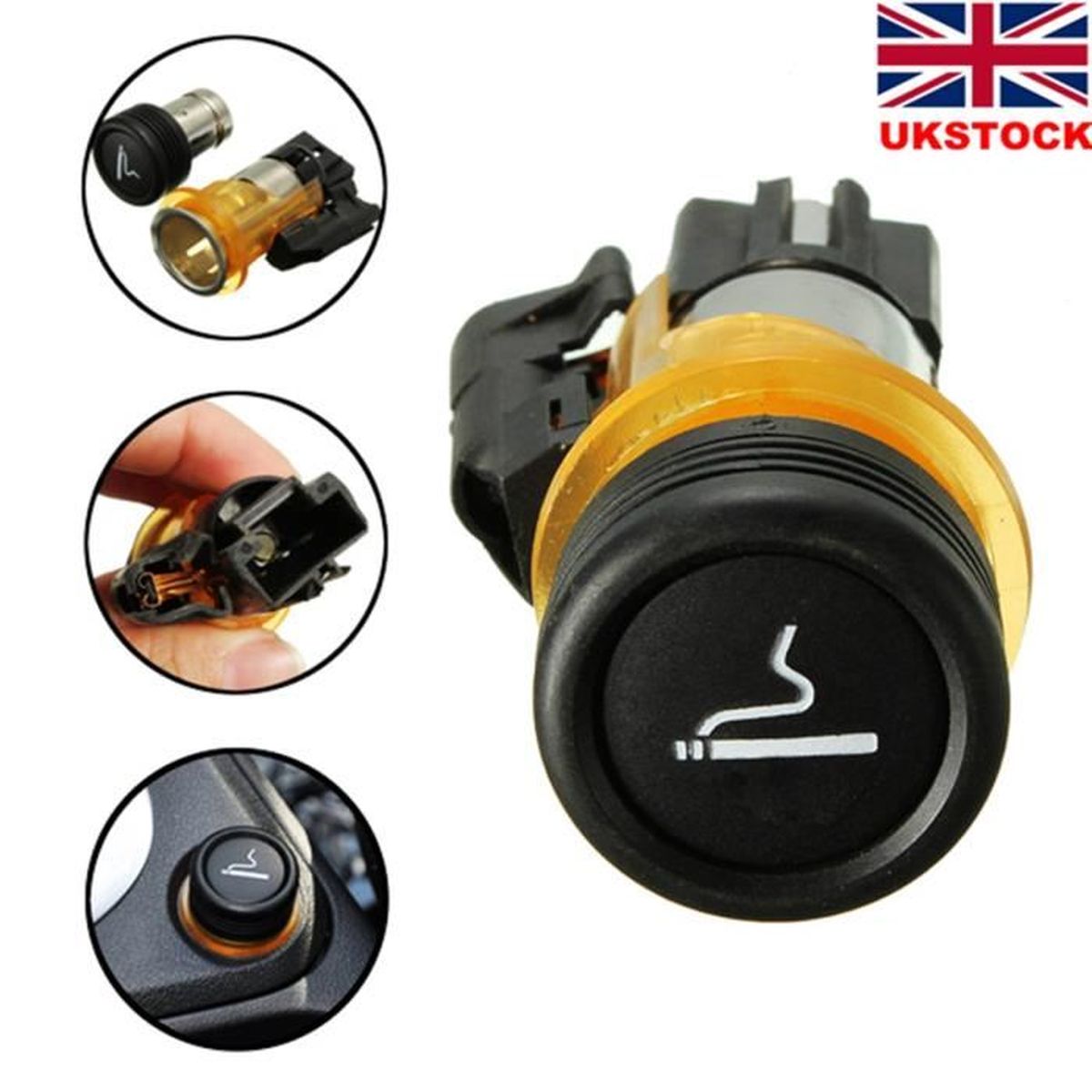 Allume-cigare De Voiture Général 12V, Prise 822754 Pour Citroën C2 C4 Peugeot CC SW 206 308 406 607 1007, Briquet Durable
