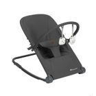 BEBECONFORT2 BEBECONFORT ASTER, Transat ultra plat, ajustable, 2 positions d'inclinaison, arche incluse, De 0 à 3 ans (15kg) MINERAL GRAPHITE