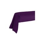 DKDO Taie de traversin - 86 x 185 cm - 100% coton - France - Prune