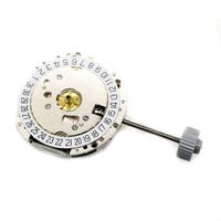 Mouvement de montre à quartz suisse Ronda RL775 avec tige de pile pour la réparation de montres à 3 broches(date à 3 ')
