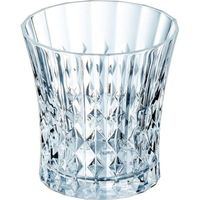 6 verres à eau 27cl Lady Diamond - Cristal d'Arques - Verre ultra transparent au design vintage Cristal Look