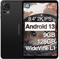 Tablette Tactile DOOGEE T20Mini Android 13,Octa Core,9Go+128Go-1To 8.4"FHD+,5060mAh 13MP,TÜV Certificat,Double SIM+TF,Widevine L1