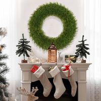 Couronne De Noël Scintillante Pour Porte D'entrée, Guirlande