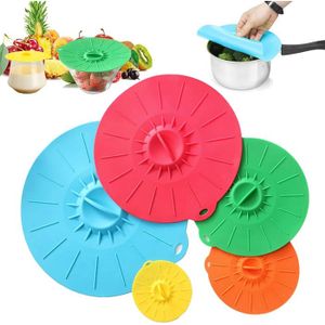 Bofanze 7 Pièces Couvercles à Ventouse En Silicone Set