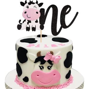 MEZHEN Vache Decoration Gateau Animal Cake Topper Cour de Ferme pour Rural  Anniversaire Gâteau Décorations Fête Fournitures : : Cuisine et  Maison