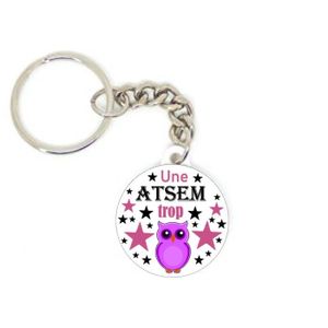 Porte-clé OPAT Chic Chouette - Design Mignon 'Derrière La Porte' - Neuf Avec étiquettes