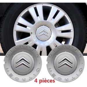 4 Pcs Cache Moyeu Pour Citroen C4 II Picasso 2013-2016 - Capuchons Centre De Jante 60mm Noir ABS