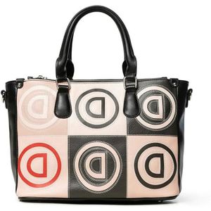 6,5 x 12 x 18,5 cm Desigual Bols/_Waterfall Zurich Mini sac /à bandouli/ère pour femme Noir n/égro