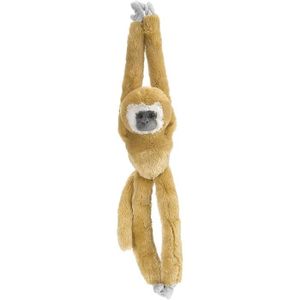 PELUCHE POUR ANIMAL Hanging Monkey Gibbon À Main Blanc, 15258[n607]