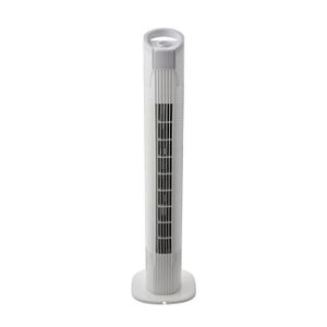 VENTILATEUR Ventilateur Colonne Silencieux et Oscillant Blanc - 50W - 79cm - 3 Vitesses - DIO
