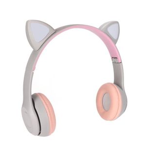 Casque chat lumineux - Cdiscount