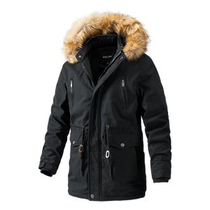 Doudoune À Capuche Homme, Veste Matelassée pour Homme Doudoune Légère,  Outdoor Manteau d'hiver Chaud Casual Chaud Blouson,Noir,6XL