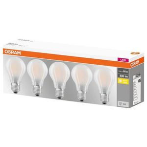 Ampoule LED E27 A60 filament E27 6W (eq. 40 watts) - Blanc Naturel 4500K