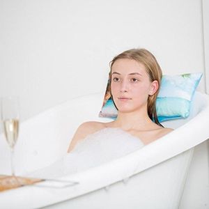 HOUSSE DE COUETTE SEULE Relaxdays Coussin de bain oreiller de bain pour la