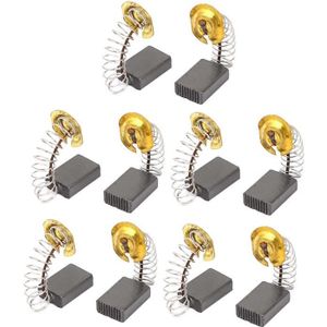 Sourcingmap Balais de charbon pour moteurs /électriques 14/ mm x 9/ mm x 6/ mm de remplacement de r/éparation suppl/émentaire Lot de 10