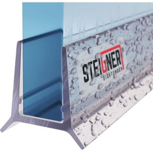 joint en silicone pour la protection contre les fuites deau T-14 transparent STEIGNER Joint de douche 70cm SDD02