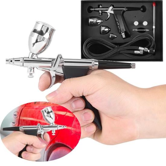 URB--Aérographe sans fil - Aérographe Rechargeable sans fil Mini pistolet à peinture en aérosol