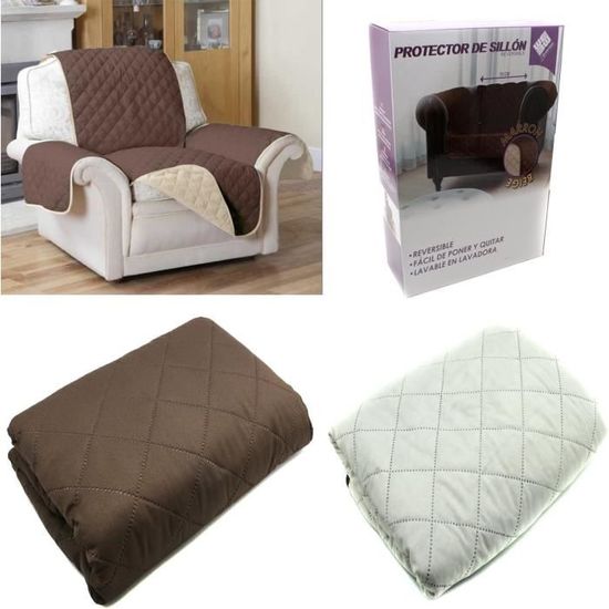 Housse Réversible Sofa C. Coat 1 Ou 2 Places Protection De Housse Réversible Sofa C. Coat 1 Ou 2 Places Protection De