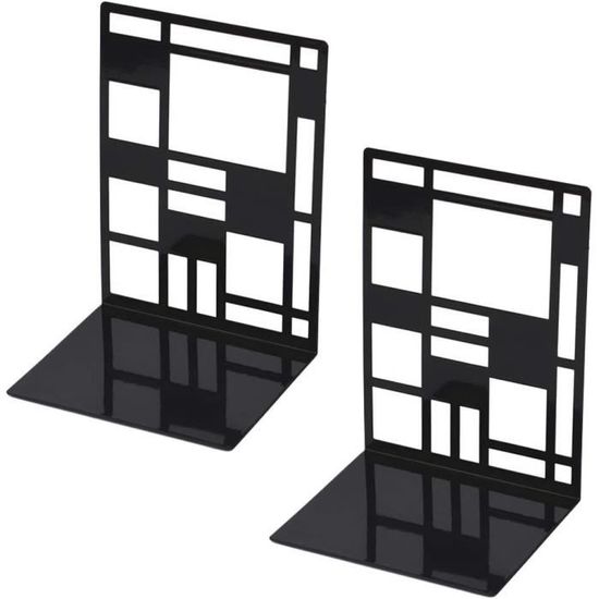 Serre-livres Design élégant, Dimensions 17×12×11,3 Cm, Cale-livre Moderne Pour Mini Bibliothèque - Maison