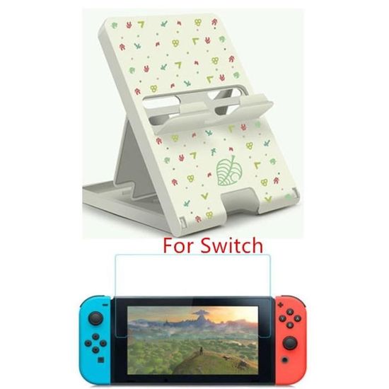 Jeux vidéo,Support réglable Support pour Nintendo Switch jeu châssis  Support Playstand Base berceau Support pour - Type NS White