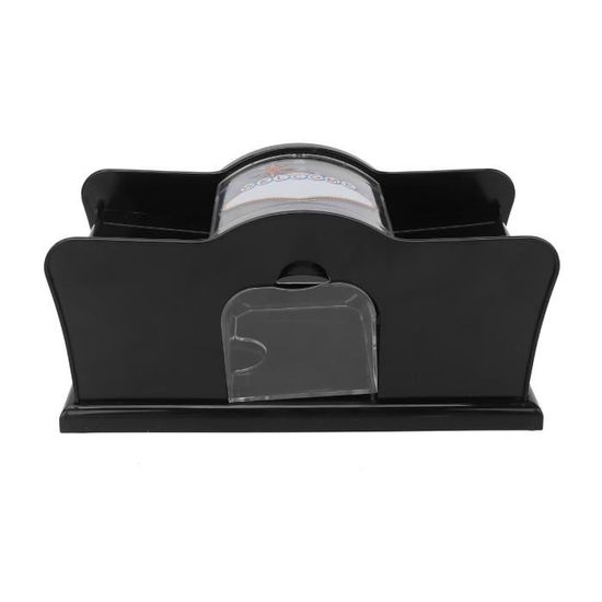 Mélangeur Manuel De Cartes à Jouer, Portable, Ferme, Robuste, Résistant à L'usure Pour La Maison, Le Bureau, Pour Hommes Et Femmes, Pour Les Réunions De Famille (noir