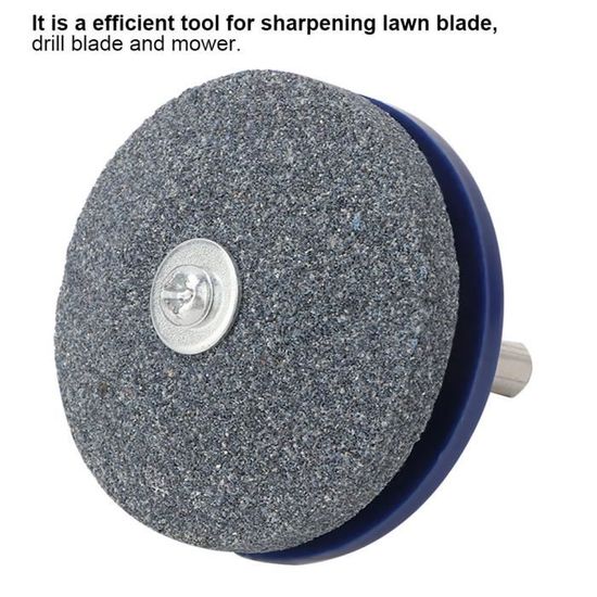 Lot De 3 Meules Abrasives Pour Affûter Les Lames De Tondeuse à Gazon - Diamètre 56mm - Pour Couteaux, Outils De Jardin