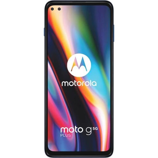 Smartphone double SIM 4G Motorola Moto G 5G Plus PAK90005SE 128 6.7 pouces (17 cm) slot hybride Android™ 10 48 Mill. pi